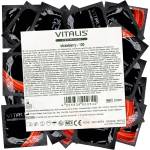 Vitalis Premium Bulk-Pack: Strawberry/Red, 100 condoms