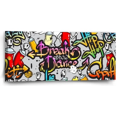 Sablio Obraz Graffity - 110x50 cm