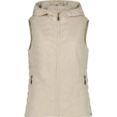 CMP Дамски синтетичен елек CMP Women's Vest Fix Hood Synthetic vest - Cream - размер 42 (EU) (132-1623-0215)