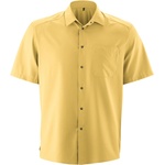 Gonso Мъжка фланелка с къс ръкав за колоездене Gonso Adventure Shirt Cycling jersey - Yellow Finch (056-3751-0513)