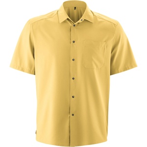 Gonso Мъжка фланелка с къс ръкав за колоездене Gonso Adventure Shirt Cycling jersey - Yellow Finch (056-3751-0513)
