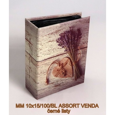 POLDOM album VENDA 10x15/100, černé listy