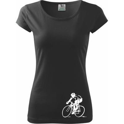 Cestný cyklista Pure dámske tričko Čierna