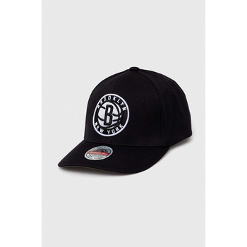 Mitchell&Ness Шапка с козирка с вълна Mitchell&Ness Brooklyn Nets в черно с апликация (HHSS3257.BNEYYPPPBLC)