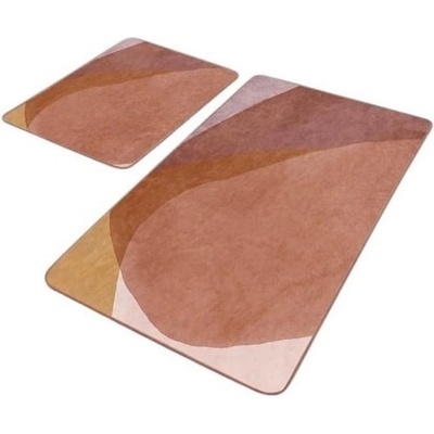 Mila Home Кафяви кадифени килими за баня в комплект от 2 бр. 60x100 cm - Mila Home (HKG-TY-PASPAS-012)