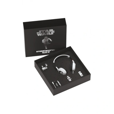 Tribe Star Wars Stormtrooper Giftbox- комплект On-Ear слушалки, In-Ear слушалки, зарядно за кола, 16GB USB флаш памет и MicroUSB кабел