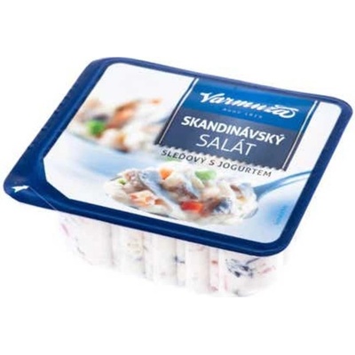 Varmuža Skandinávský salát sleď s jogurtem 150 g – Zboží Dáma
