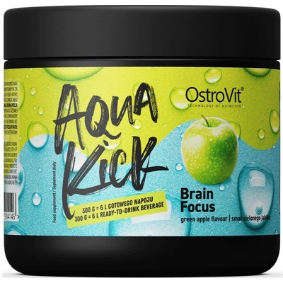 OstroVit Aqua Kick / Advanced Hydration - Brain Focus [300 грама] Зелена ябълка