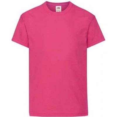 Fruit of the Loom Dětské triko 61-019-0 Fuchsia