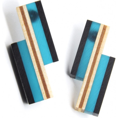Fifle Black Frame 814 petrolejová teal