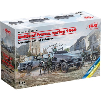 ICM Battle of France German Combat Vehicles 1:35