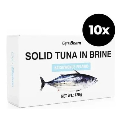 GymBeam Tuňák ve vlastní šťávě 10 x 120 g