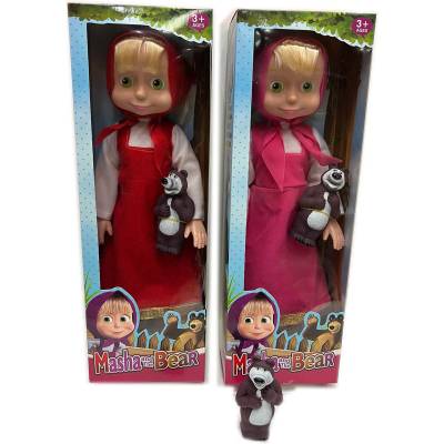 Armtoys ГОЛЯМА КУКЛА МАША + ЗВУК С МЕЧОК 42 СМ