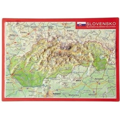 (RP) Reliéfna pohľadnica Slovensko