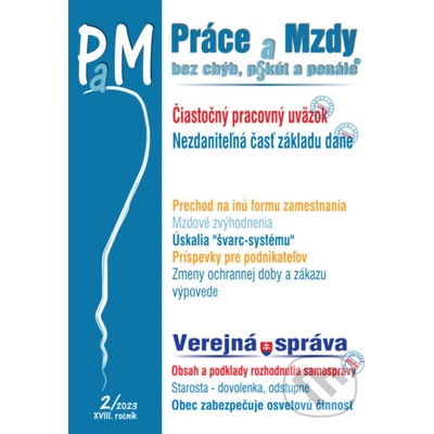 Práce a Mzdy č. 2 / 2023 bez chýb, pokút a penále - Čiastočný pracovný úväzok - Poradca s.r.o.