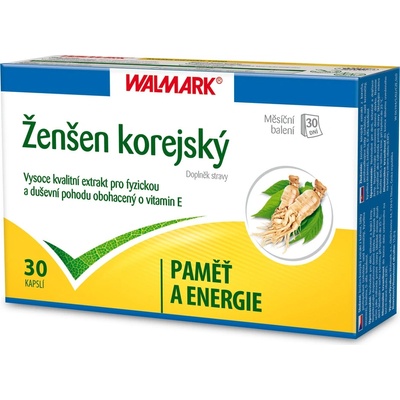 Walmark Ženšen korejský 30 kapslí