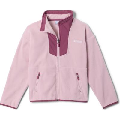 Columbia Детско поларено яке Columbia Kid's Sequoia Grove Full Zip Fleece Fleece jumper - Mineral Pink / Antique Mauve - размер 6-7 Years (704-4213-1111)