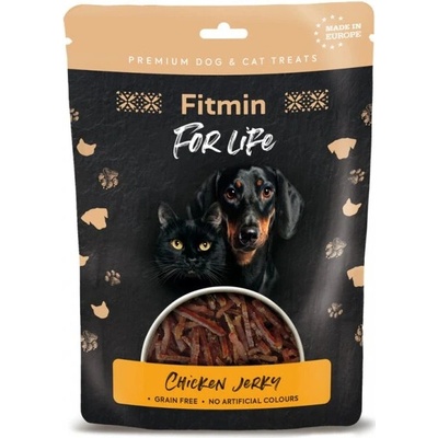 FITMIN FOR LIFE dog cat poch. Kuracie jerky 70 g