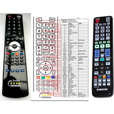 GENERAL SAMSUNG AH59-02342A - съвместимо дистанционно управление на марката General (AH59-02342A)