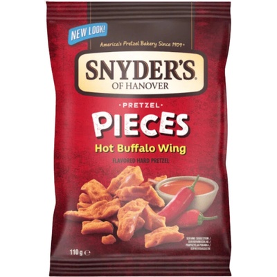 SNYDER'S praclíky s príchuťou Buffalo Hot Wing 110 g