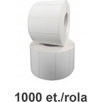 ZINTA Ролка бели пластмасови етикети zinta 60х30мм, 1000 ет. /ролка (60x30x1000-pp)