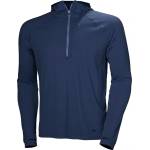 Helly Hansen Мъжка спортна тениска Helly hansen Shine Solen 1/2 Zip Hoodie Sport shirt - Navy - размер XXL (216-7408-0115)
