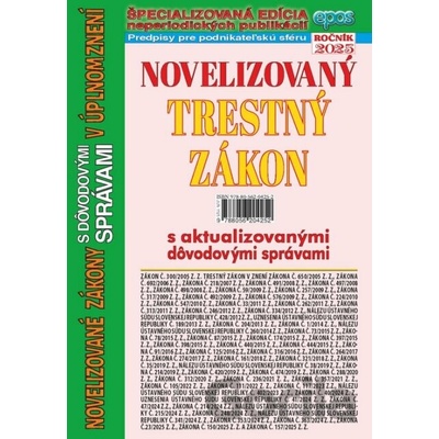 Novelizovaný Trestný zákon - Epos