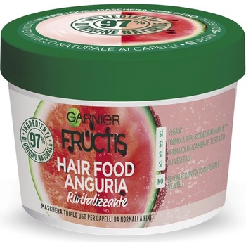 Garnier Fructis Watermelon Hair Food ревитализираща маска за слаба коса 390ml