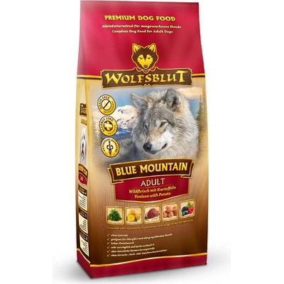 Wolfsblut Blue Mountain Adult 12,5 kg zverina so zemiakmi