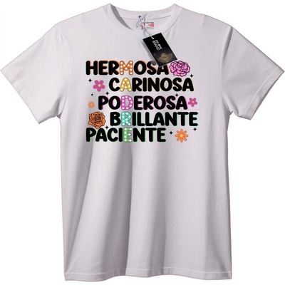 NOONEBRAND Тениска Красива, силна, блестяща - 3XL, White