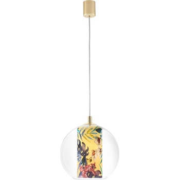 Kaspa Висяща лампа Feria S жълта (10901114)