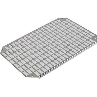 Fibox Mounting plate perforated (730x530x2mm-26x11mm) Galvanized steel Mounting plate s otvory ocel pozinkovaná (d x š)