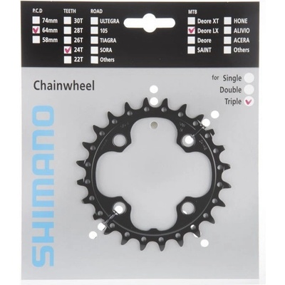 Převodník Shimano SLX M670 24z FE černý 3x10 – Zbozi.Blesk.cz