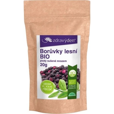 Zdravý Deň Bio Čučoriedky lesné sušené mrazom 20 g