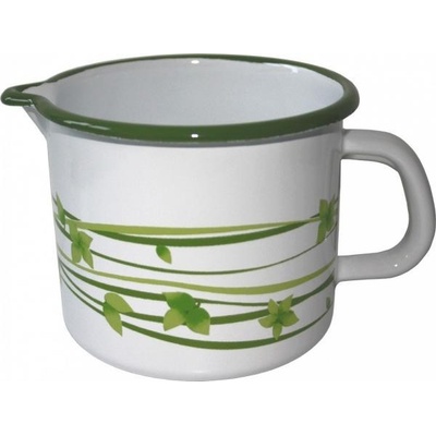 Metalac Hrnček s výlevkou tráva 12cm 1,2 l