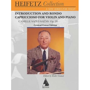 Introduction and Rondo Capriccioso, Op. 28: For Violin and Piano Critical Urtext Edition Heifetz Collection | Camille Saint-Saens (ISBN: 9781581061956)