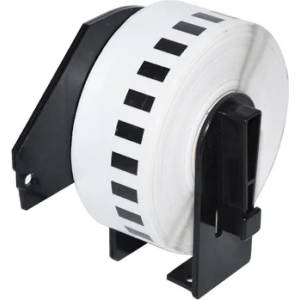 Makki съвместими етикети Brother DK-22214 - White Continuous Length Paper Tape 12mm x 30.48m, Black on White - MK-DK-22214 (MK-DK-22214) - xtreme