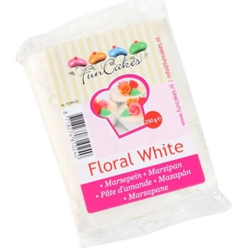 FunCakes Marcipán Floral White bílý 250 g