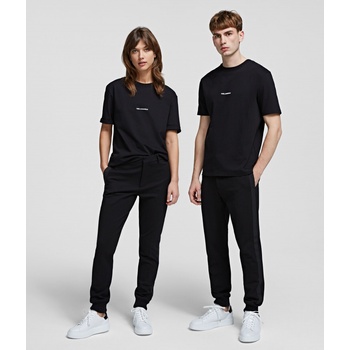 Karl Lagerfeld Logo T-Shirt čierne