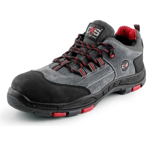 CXS Cxs rock slate s1p / Кожени ниски обувки s1p - черно/червено 46 (212603270046)