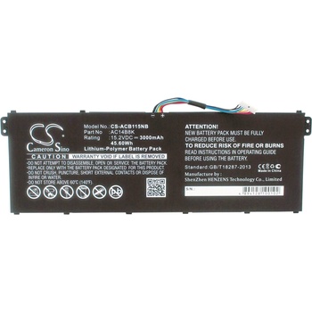 Image 1 of Cameron Sino Батерия за лаптоп ACER Aspire 5 A514-52G-59ZN, Aspire 7 A717-71G-51MF, AC14A8K LiPo 15.2V 3000 mAh CAMERON SINO (CS-ACB115NB)
