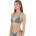 Fundango Innisfil Triangle Jacquard bikini top - Grey (Khaki)