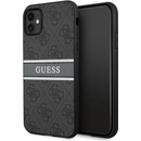 Pouzdro Guess 4G Stripe iPhone 11 šedé