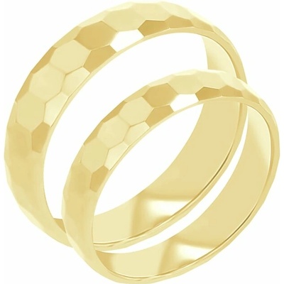 Eppi Zlaté tepané snubní prsteny Laurita RW45277