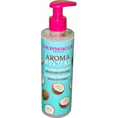 Dermacol Aroma Ritual Brazilian Coconut tekuté mýdlo brazilský kokos 250 ml