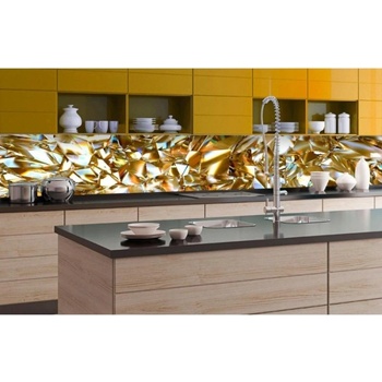 DIMEX ART s. r. o Фототапет за кухня - златен кристал 350 x 60 см