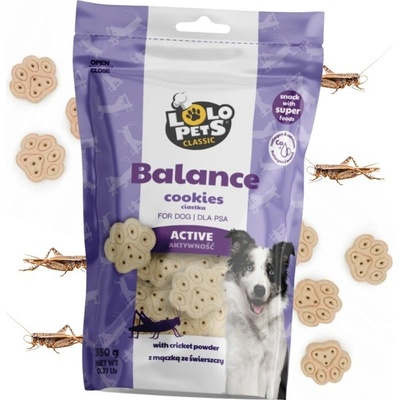 ACTIVE LOLO PETS Sušienky pre psa na kĺby a kosti doypack 350 g