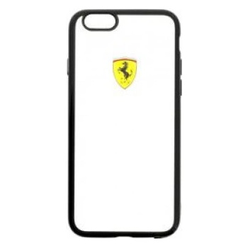 Pouzdro Ferrari Racing TPU iPhone 5/5S/SE černé