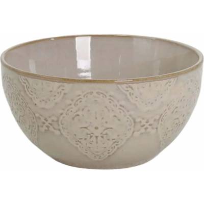 DOMOLETTI Dezertní talíř Béžová arabská 19 cm, hnědá