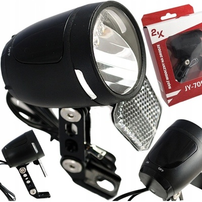 JY-7091 Dynamo LED 80 lux přední černé